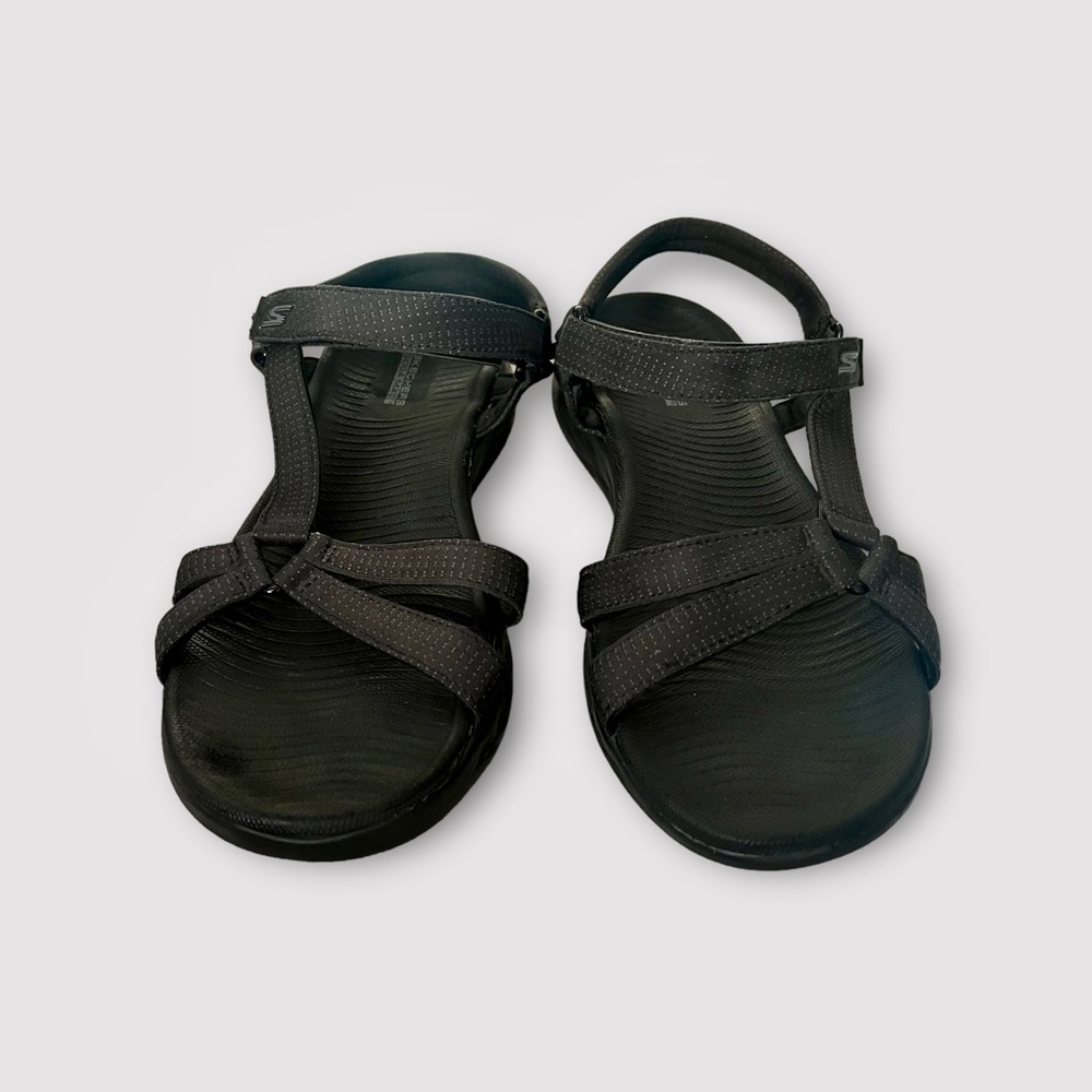 SOLD*********Skechers On the GO 600 Brilliancy Sandals Size 10 Black SN 15316 - Picture 13 of 16